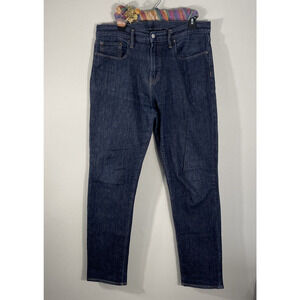 Gap Men's Slim Jeans 34x31 Measure (34X34 Tag) Dark Blue Denim Generation Good